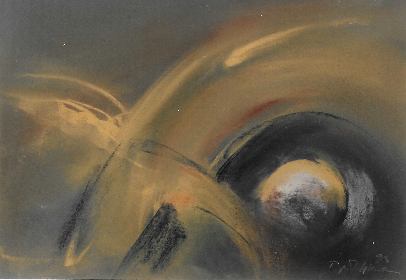 Raumbild - 1992, Pastell